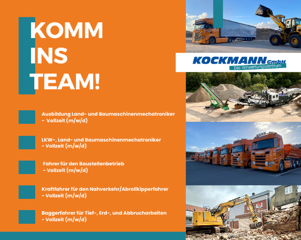 Webseite Komm ins Team!